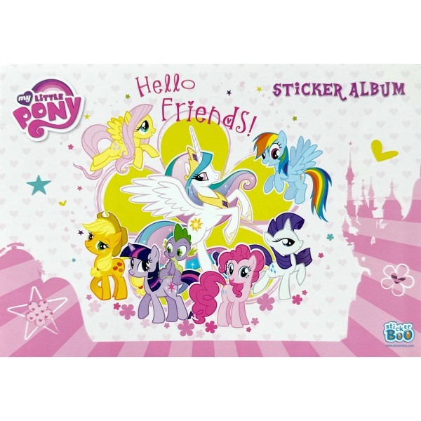 Альбом для наклеек. Little Pony. Hello Friends!
