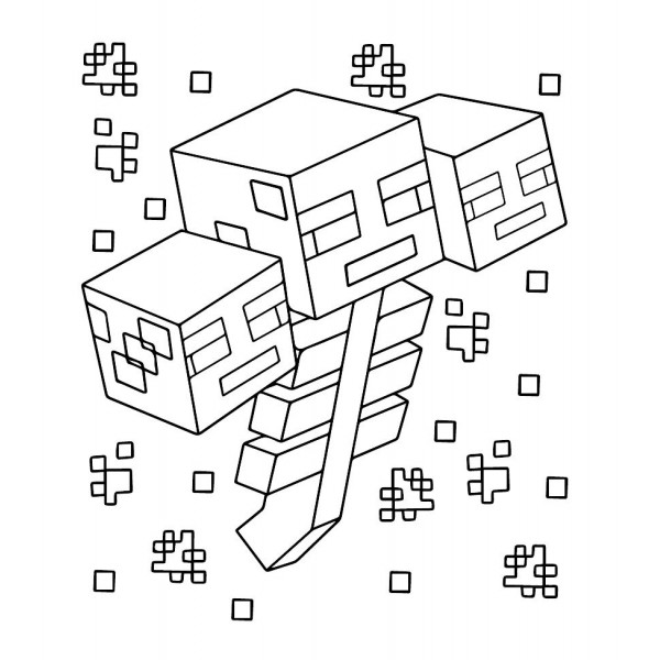 Я люблю раскрашивать в стиле Minecraft