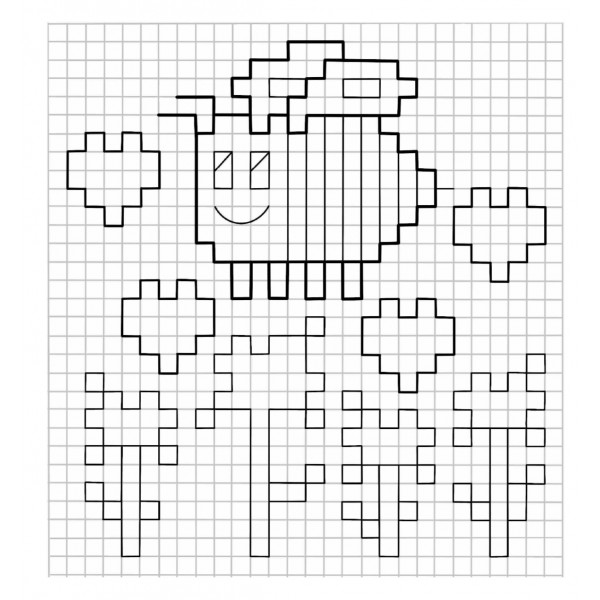 Пиксель-арт в стиле Майнкрафт