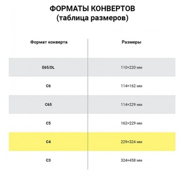 Конверт подарочный, DL 110x220 мм