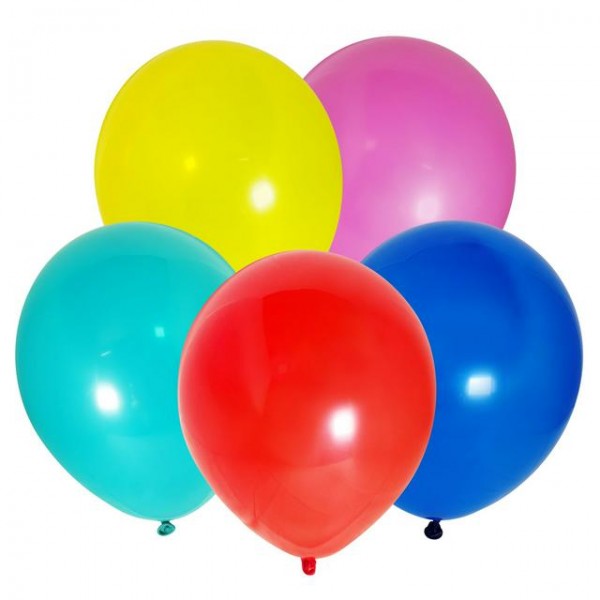 Balloons, coloured, 25 pcs