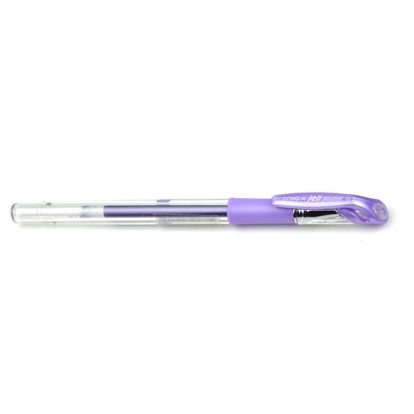 Ручка гелевая DONG-A Jell Zone, 0.5 мм, фиолетовая