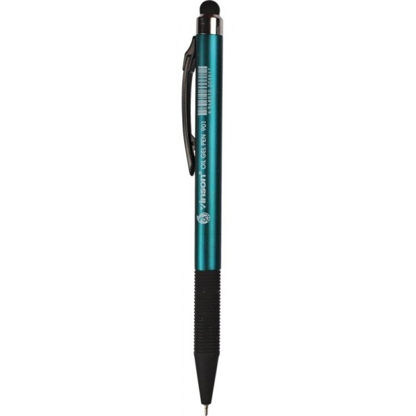 Ручка шариковая автоматическая Vinson Scholar со стилусом, 0.7 мм, синяя