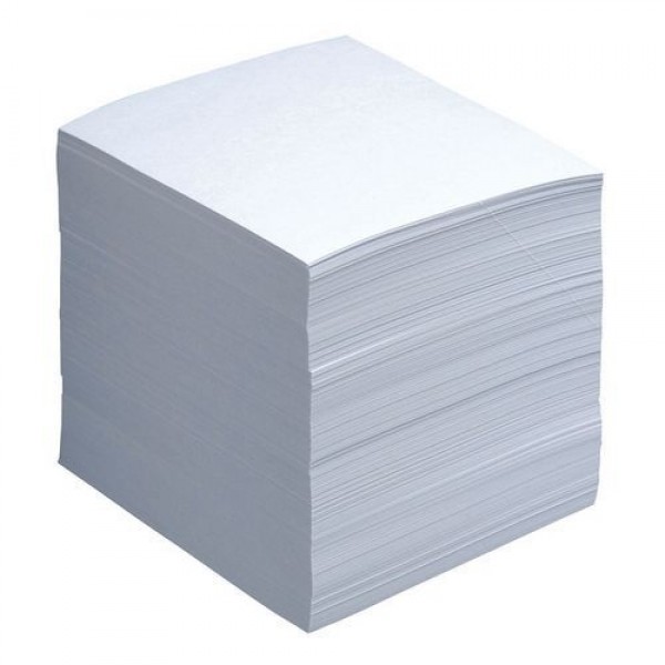 Бумага для заметок 8.5x8.5 см, 800 страниц, белая, непроклеенная 