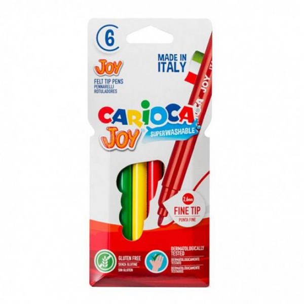 Felt Tip Pens CARIOCA Joy 6 colors