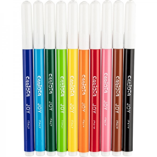 Felt Tip Pens CARIOCA Joy 10 colors
