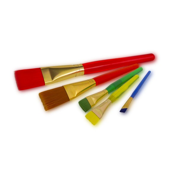 Colorino Kids Jumbo Acrylic Paint Brushes Set 5 pcs