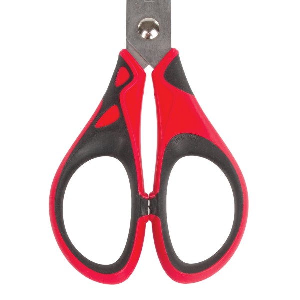 Ножницы MAPED Essentials Soft — 13 см, красные с чёрным