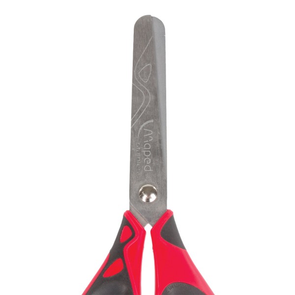 Ножницы MAPED Essentials Soft — 13 см, красные с чёрным