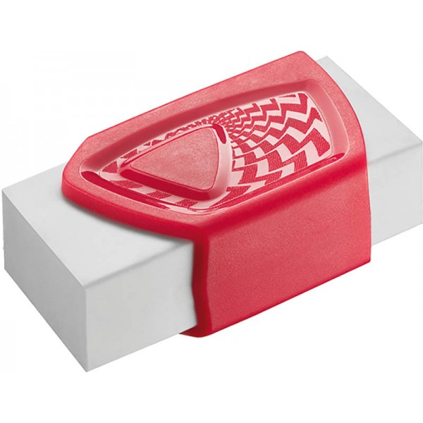Eraser Maped Precision in red plastic case