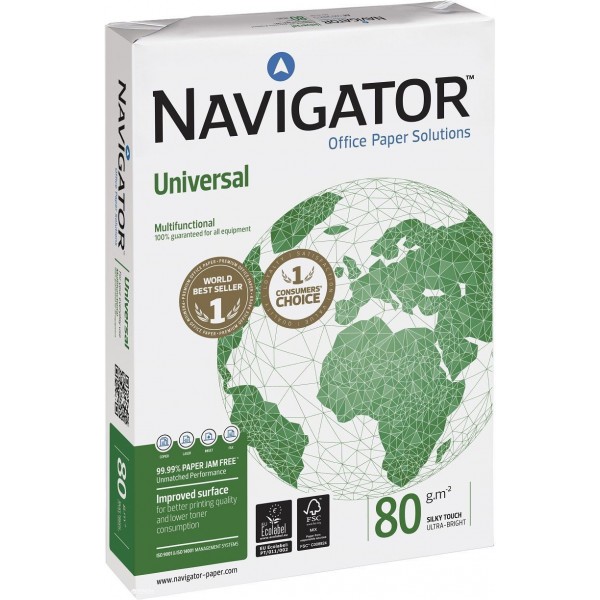 Office Paper Navigator Universal, A4, 80 g/m², 500 sheets