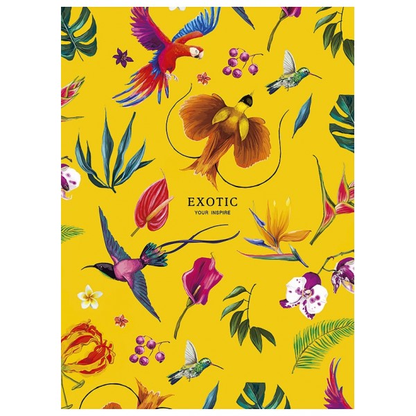 Elastic Cover Notebook B5, Line =, 80 pages, for girls