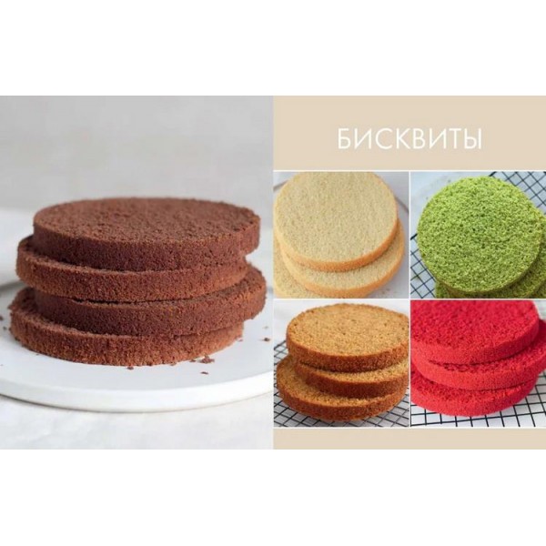 Бисквит со всех сторон. Классика и необычные кондитерские решения