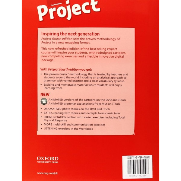 Project. Fourth Edition. Level 2. Workbook with Online Practice +CD / рабочая тетрадь