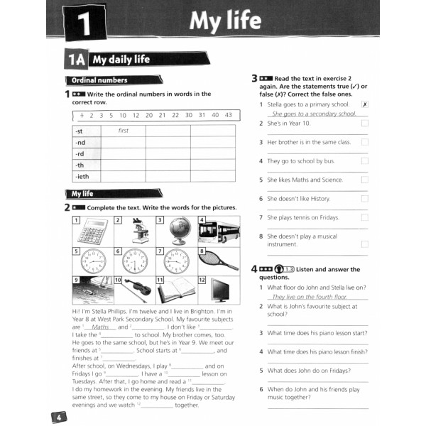 Project. Fourth Edition. Level 2. Workbook with Online Practice +CD / рабочая тетрадь