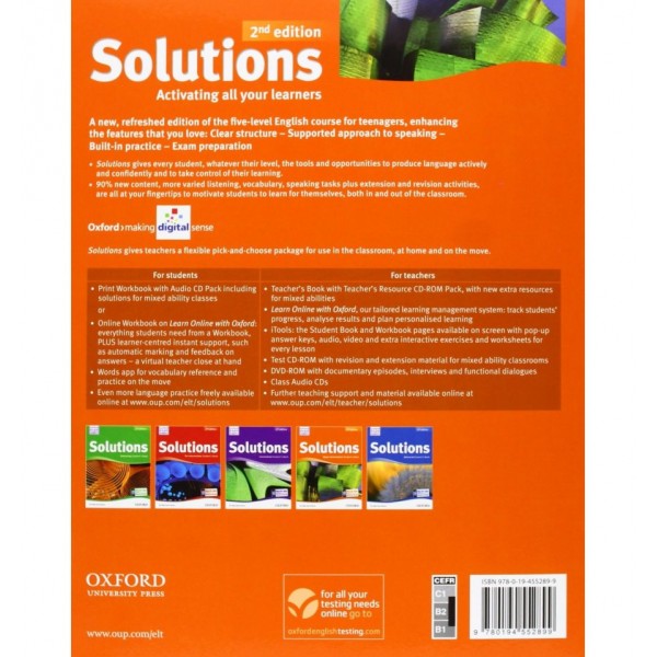 Solutions 2nd Edition Upper-Intermediate Student's Book / учебник